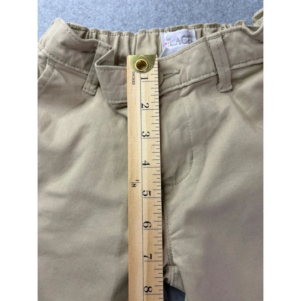 The Childrens Place Boys Khaki‎ Chino Shorts Tan Size 8 Stretch Uniform